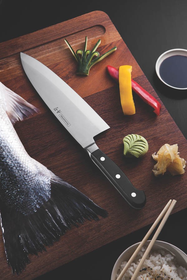 Faca Deba Sushi com Lâmina em Aço Inox e Cabo de Policarbonato com Fibra de Vidro 8