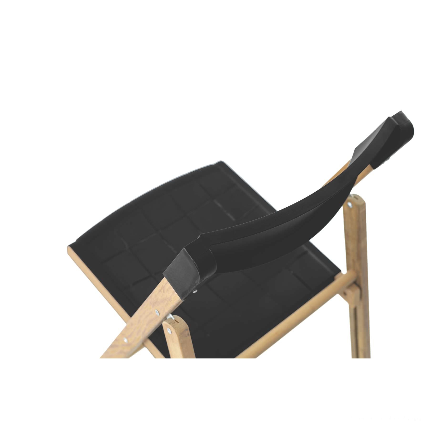 Cadeira de Madeira Dobrável Potenza em Madeira Itaúba com Acabamento Natural com Assento