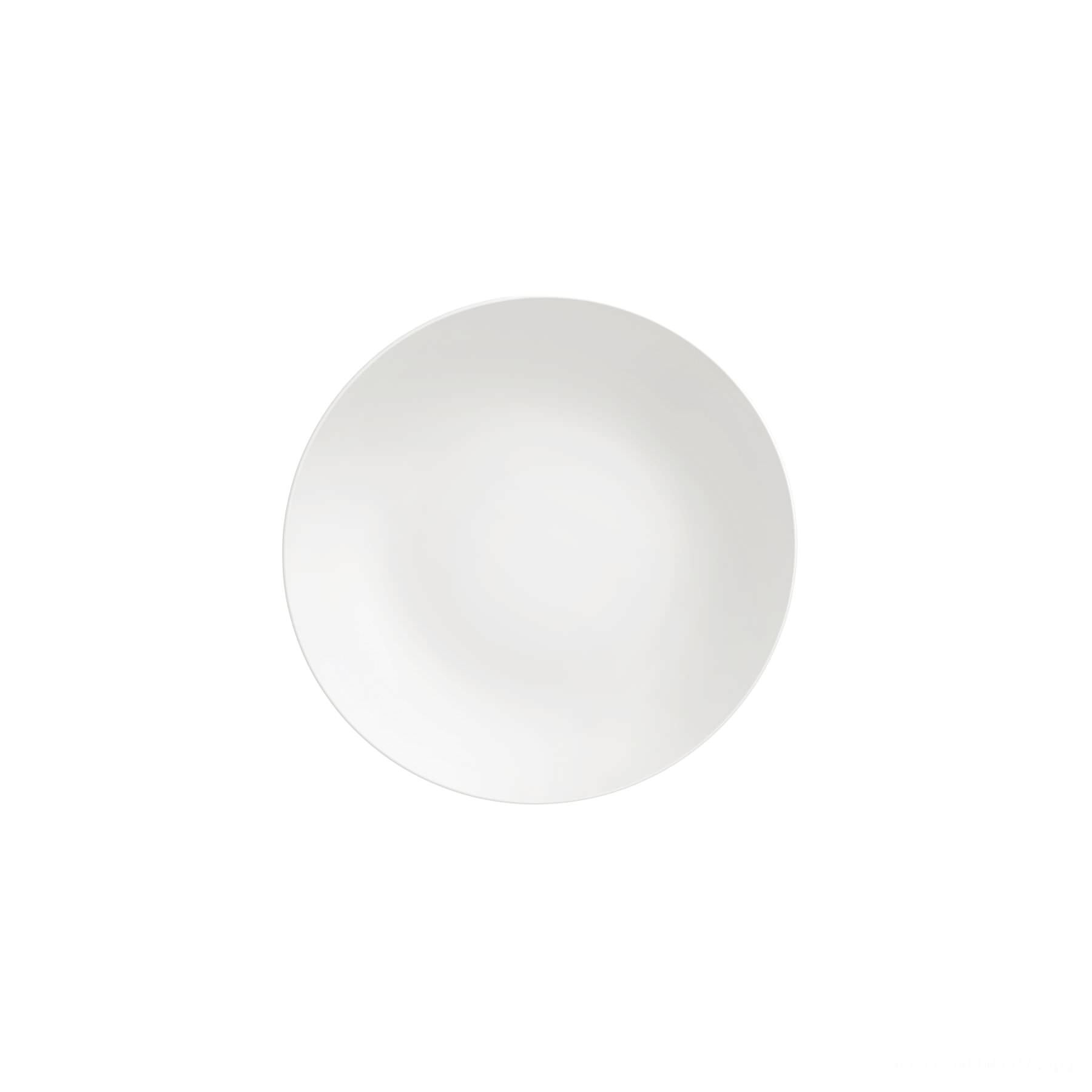 Prato Raso Jacqueline em Porcelana Branca 25 cm