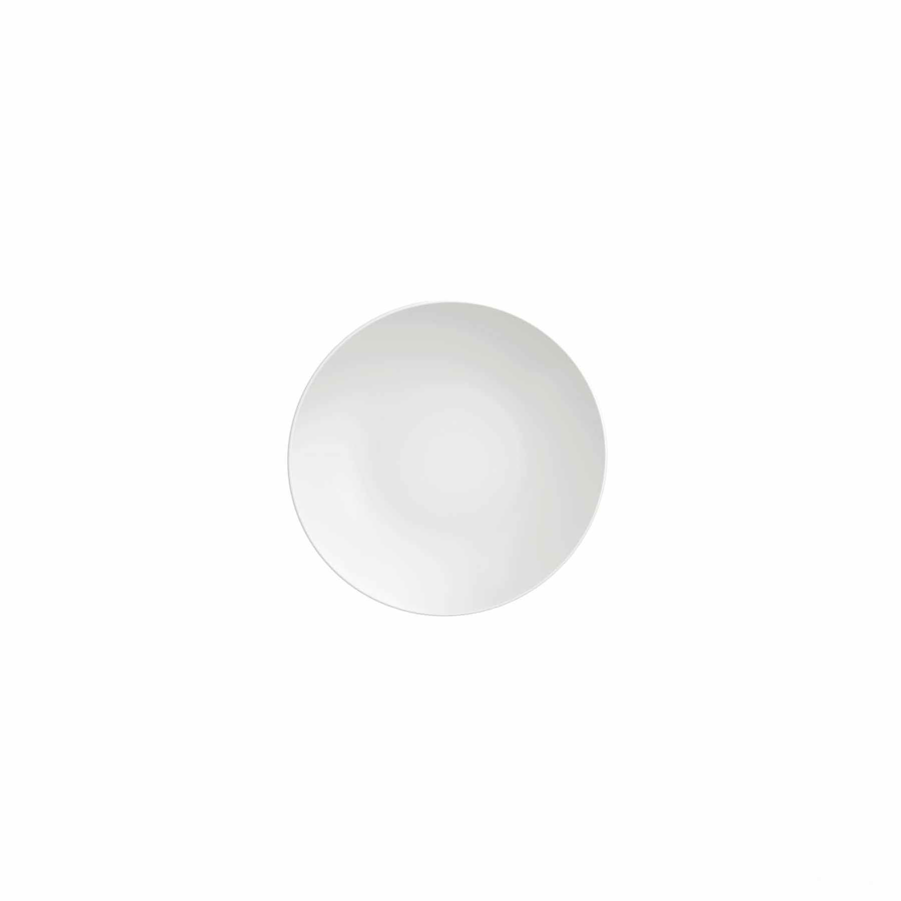 Prato Sobremesa Jacqueline em Porcelana Branca 19 cm