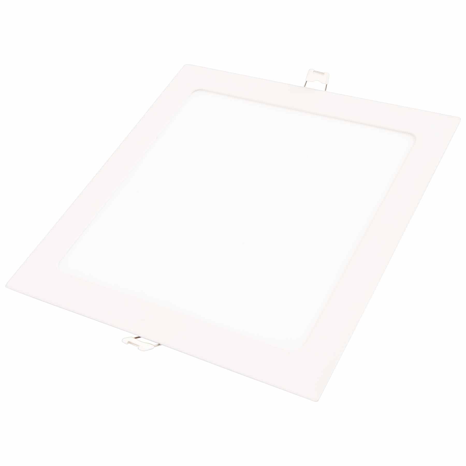 Plafon LED Quadrado de Embutir 1260 lm 18 W 6500 K Luz Branca