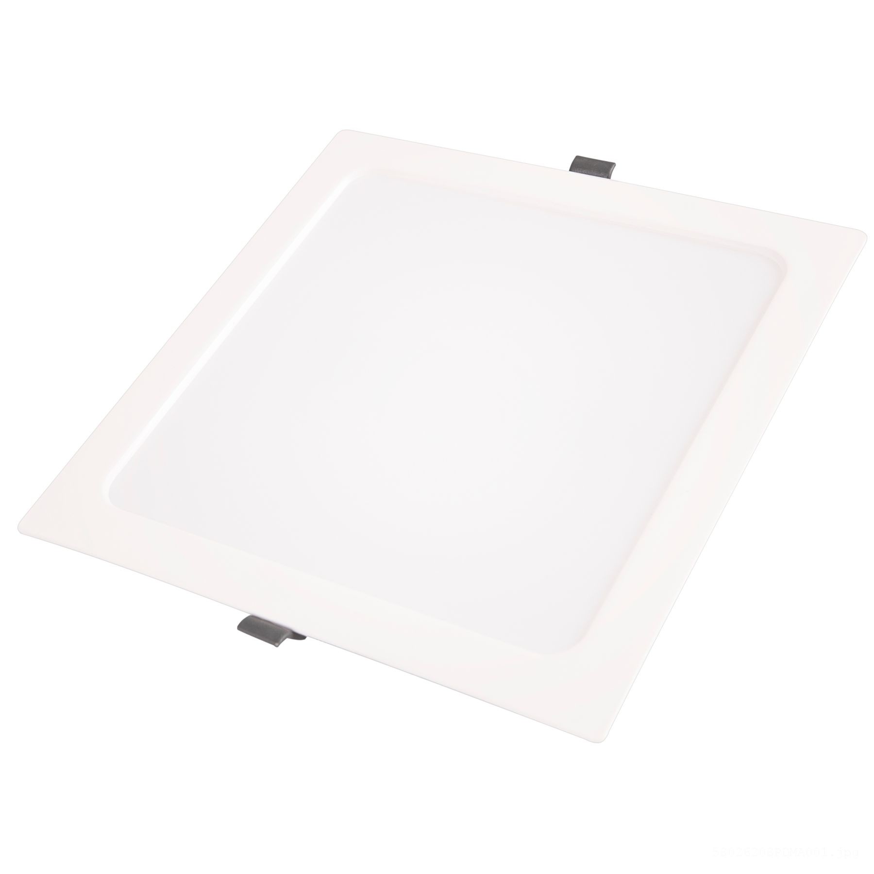 Plafon LED Quadrado de Embutir Slim 1500 lm 18 W Bivolt 6500 K Luz Branca